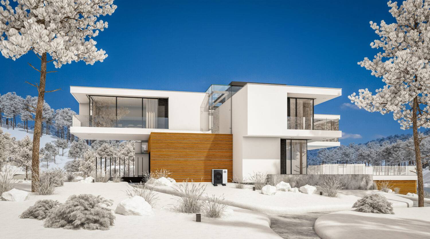 pompe à chaleur dans une maison à Villeparisis