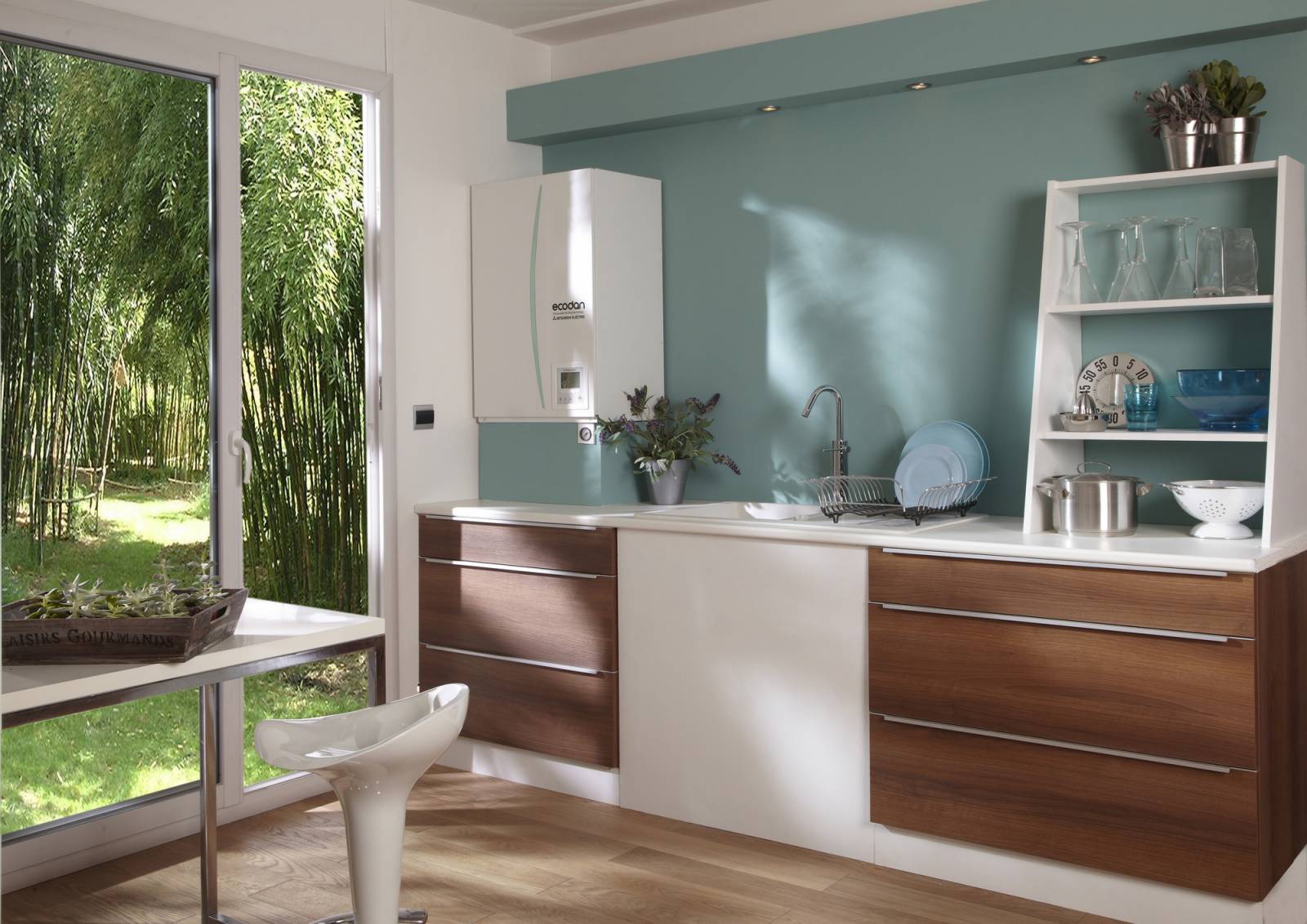 Pompe à chaleur air eau dans une maison à Meaux