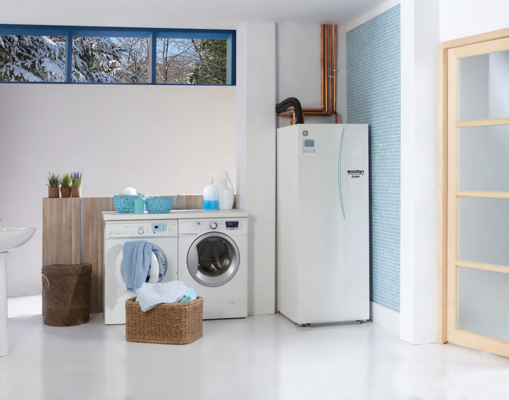Pompe à chaleur air eau dans un logement à Meaux